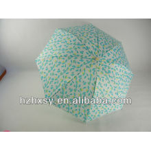 Parapluie pliant 22" à motif floral 3 d’ouverture et de fermeture manuelle